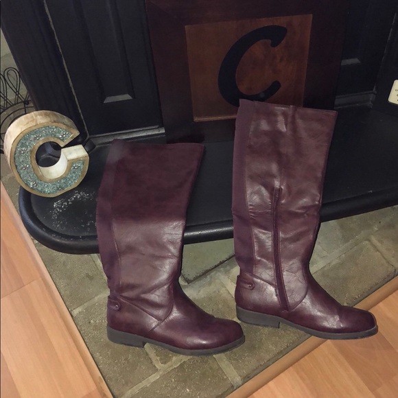 Gently Used Journee Collection Wine Boots! - Picture 1 of 6